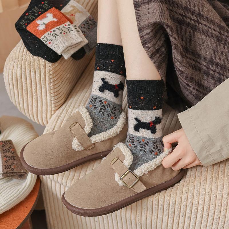 Dog Print Socks Product Image