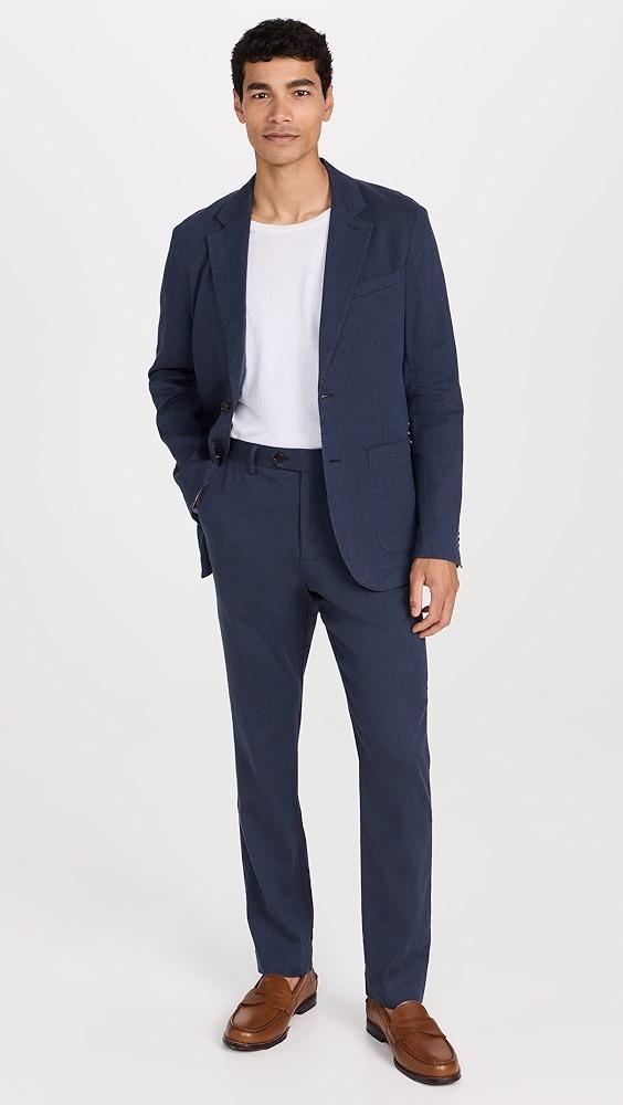 Faherty Movement Flex Linen Blazer | Shopbop Product Image