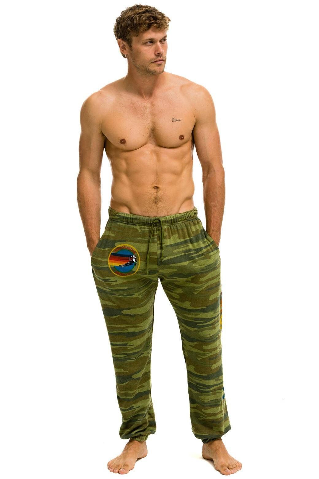 AVIATOR NATION ASPEN SWEATPANTS - CAMO Male Product Image