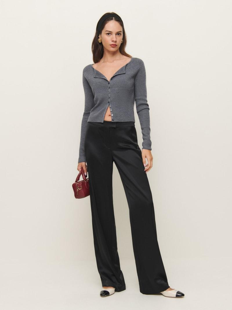 Mimi Low Rise Satin Pant Product Image