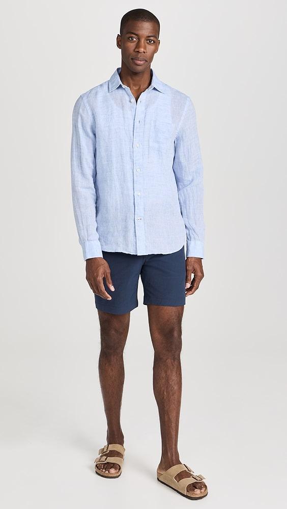 Faherty Linen Laguna Shirt | Shopbop Product Image