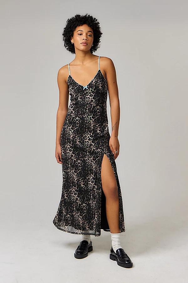 Urban Outfitters UO Leopard Print Slip Dress Womens at Urban Outfitters Product Image