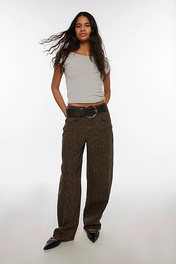 BDG Logan Buckle Baggy Barrel Jean Womens at Urban Outfitters Product Image