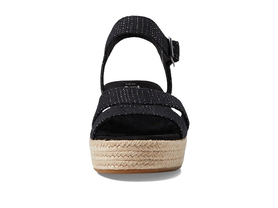 TOMS Audrey Ankle Strap Espadrille Platform Wedge Sandal Product Image