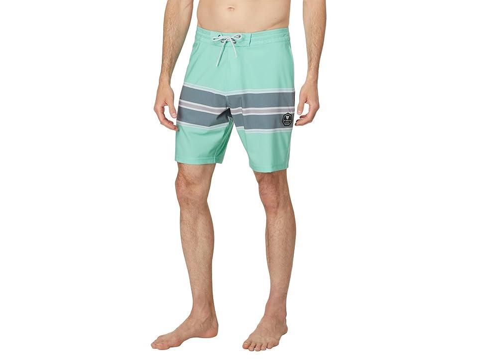 VISSLA Free Lap 18.5 Boardshorts (Jade) Men's Swimwear Product Image