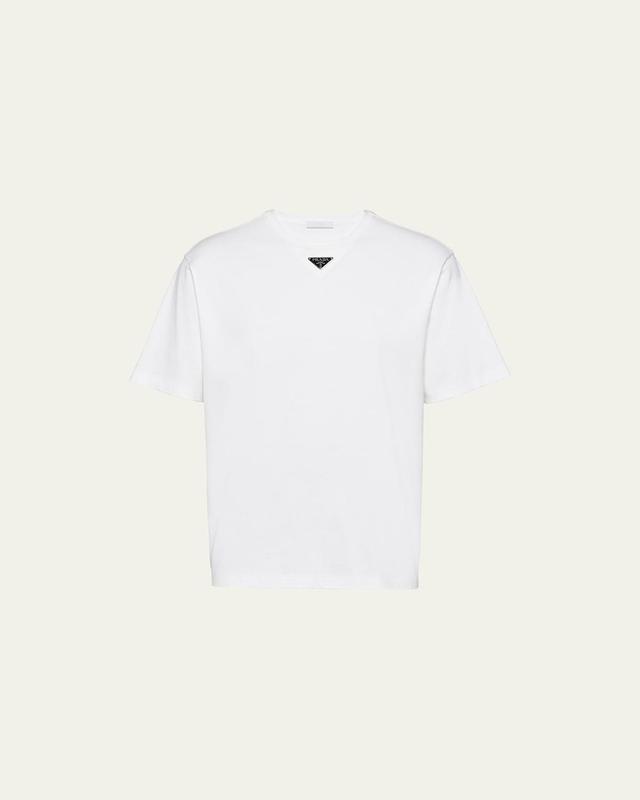 Mens Jersey Triangle Logo T-Shirt Product Image