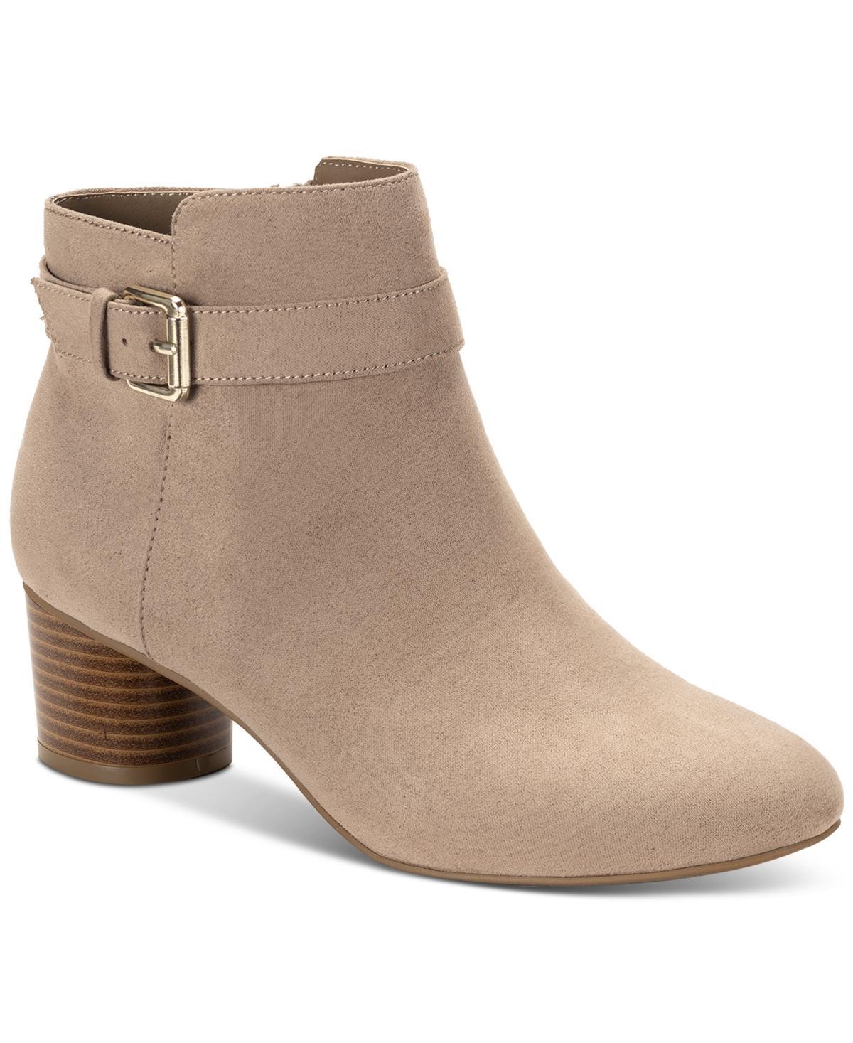 Style & Co Womens Ariella Block Heel Buckle Dress Booties, Created for Macys Product Image