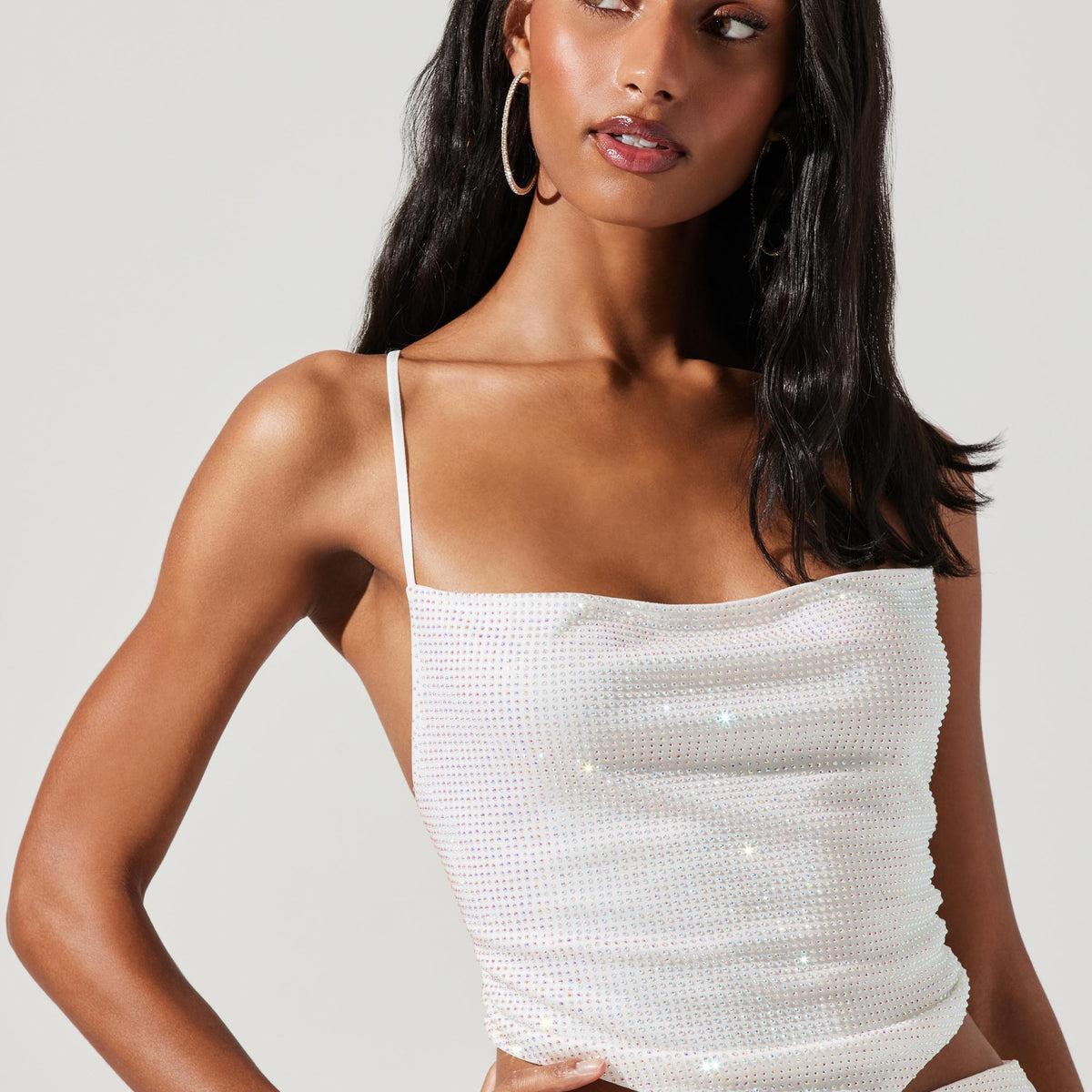 Remi Embellished Strappy  Top Product Image