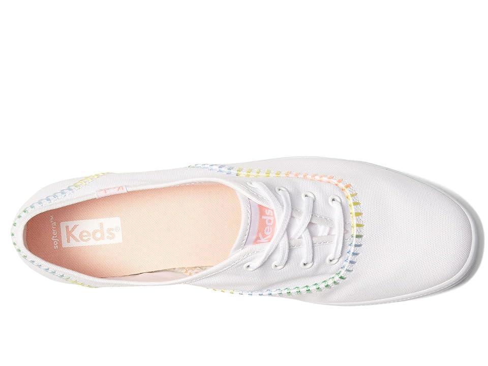 Keds Champion Canvas Lace Up Whipstitch Multi) Women's Shoes Product Image