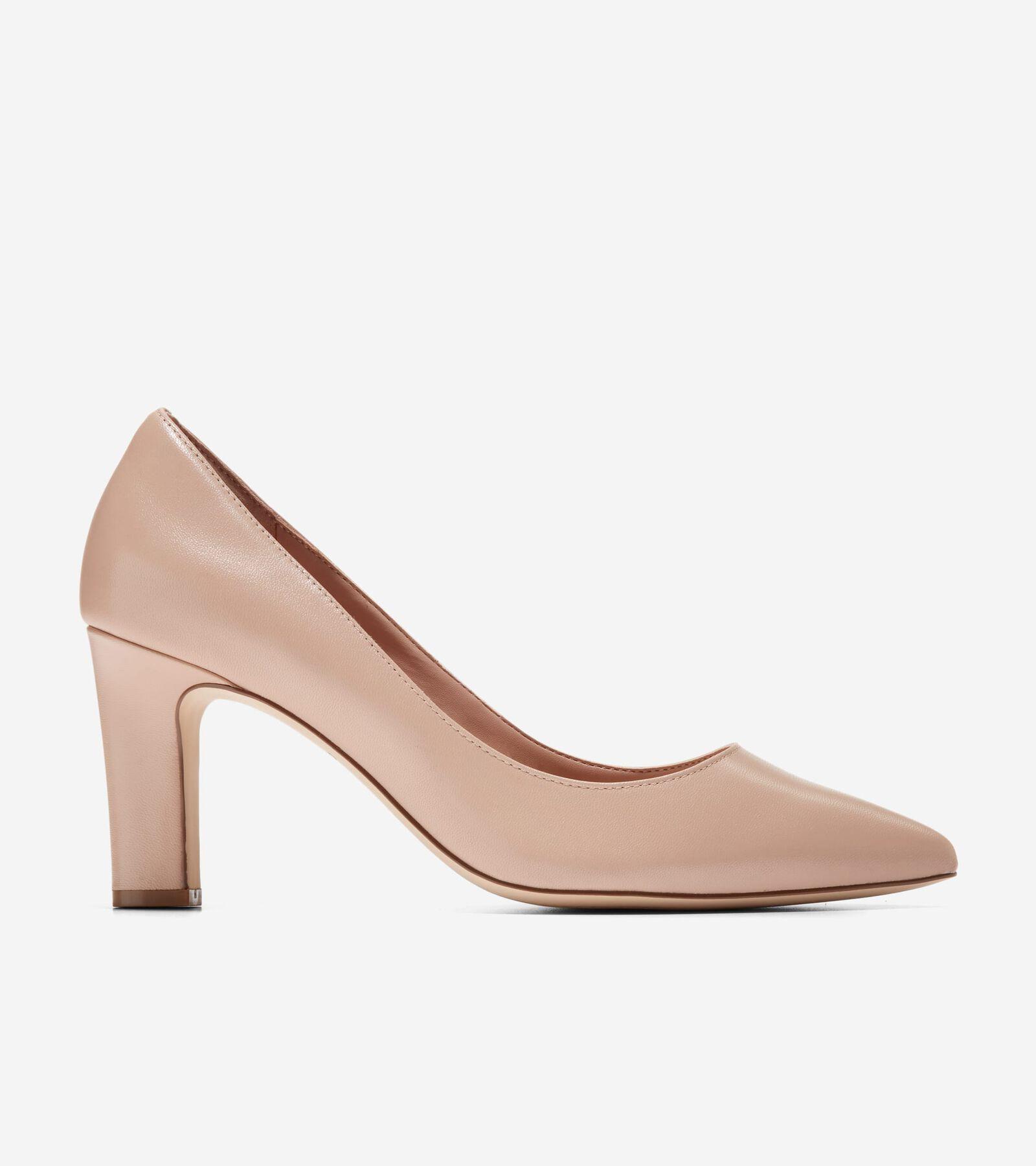 Cole Haan Womens Mylah Heel Pump 75Mm - Beige Size 9 Product Image