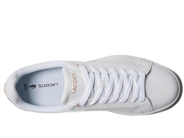 Lacoste Carnaby Pro Bl 23 1 (White/Light Pink) Women's Shoes Product Image