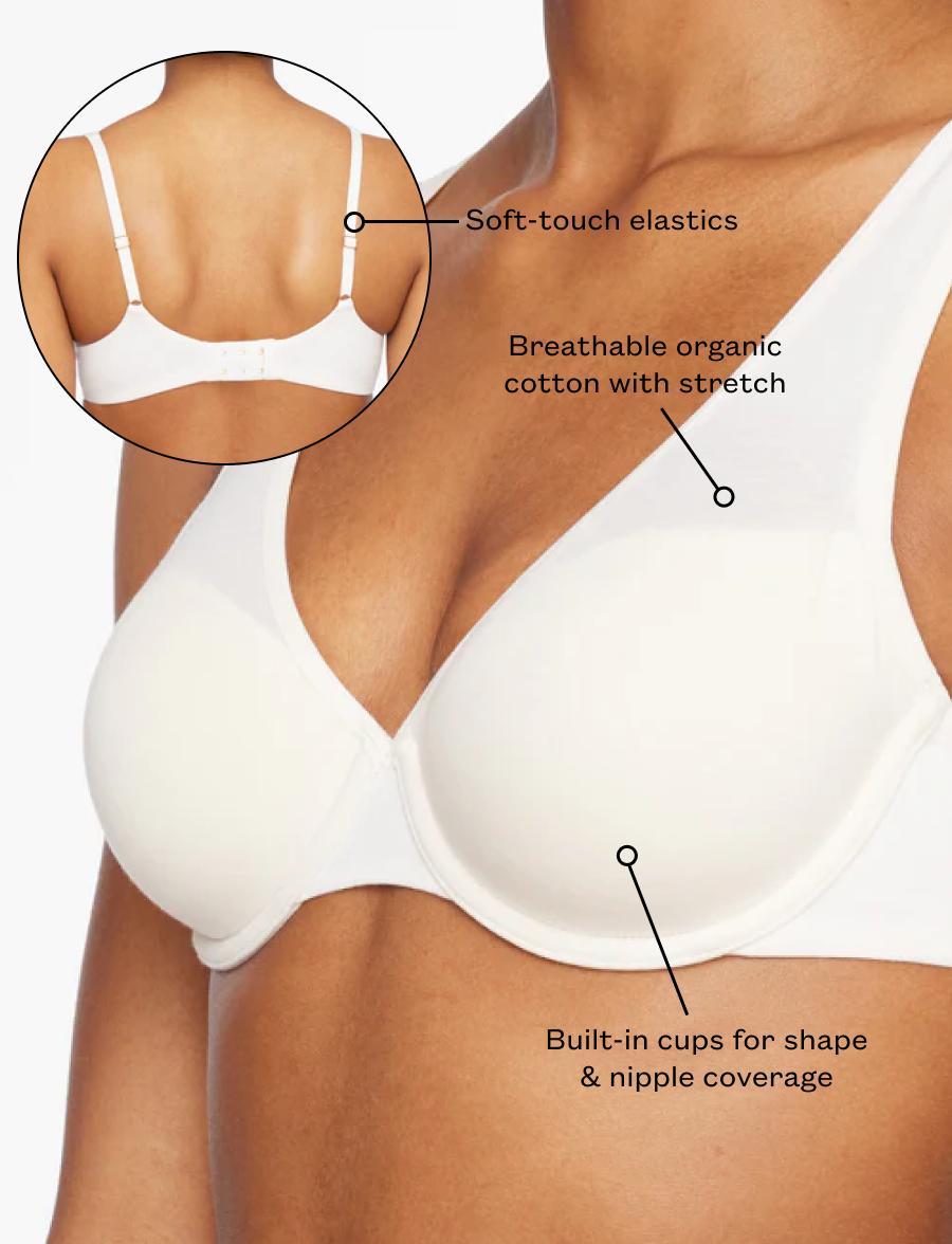 Organic Cloud Cotton Perfect Coverage Bra Product Image