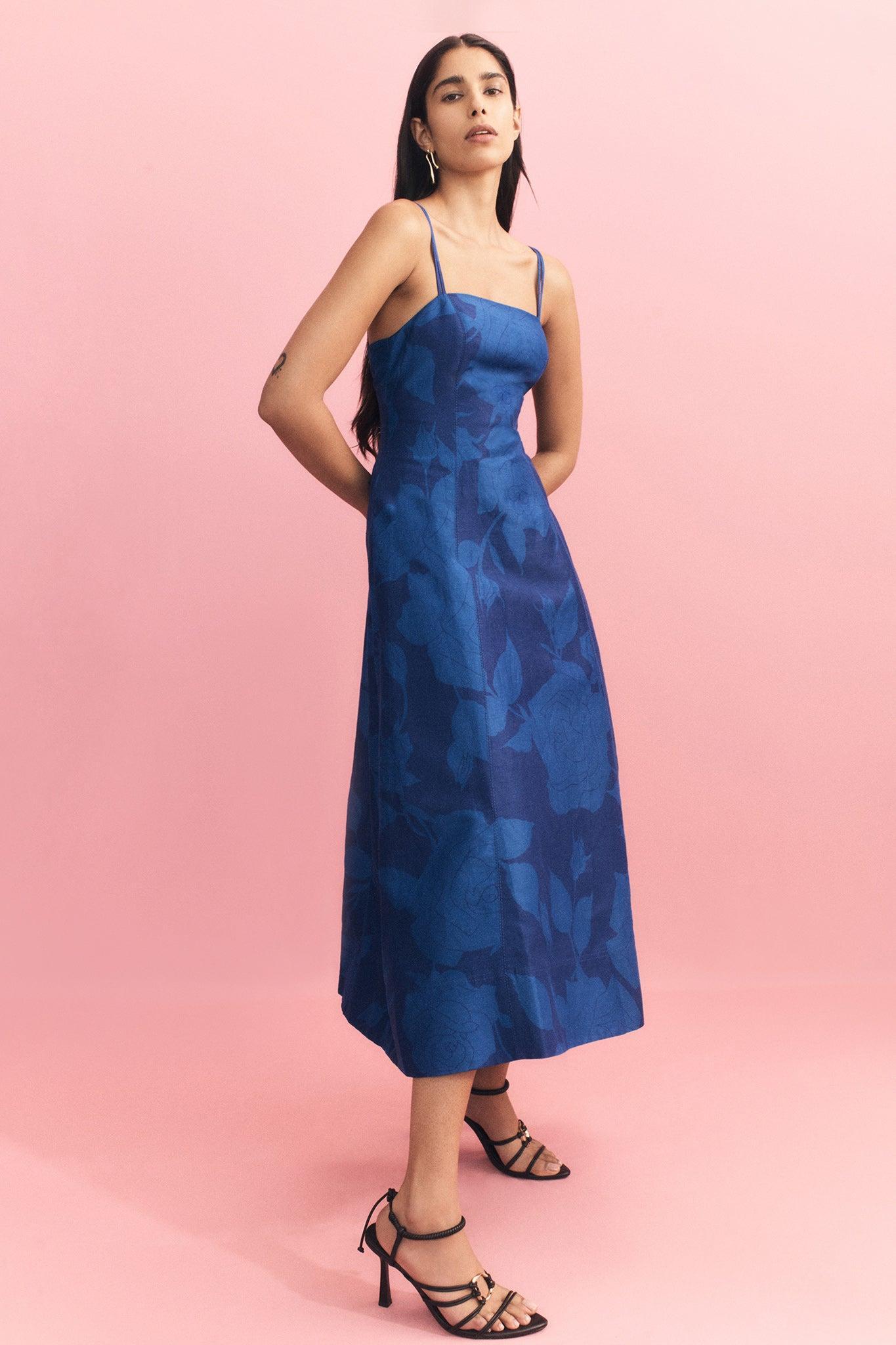 Belonging Flared Midi Dress Product Image