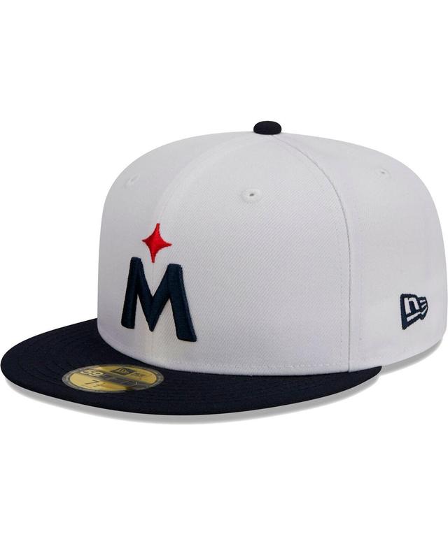 Mens New Era /Navy Minnesota Twins Optic 59FIFTY Fitted Hat Product Image