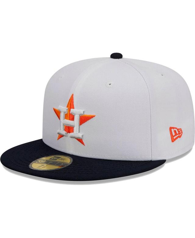 Mens New Era Houston Astros Optic 59FIFTY Fitted Hat Product Image