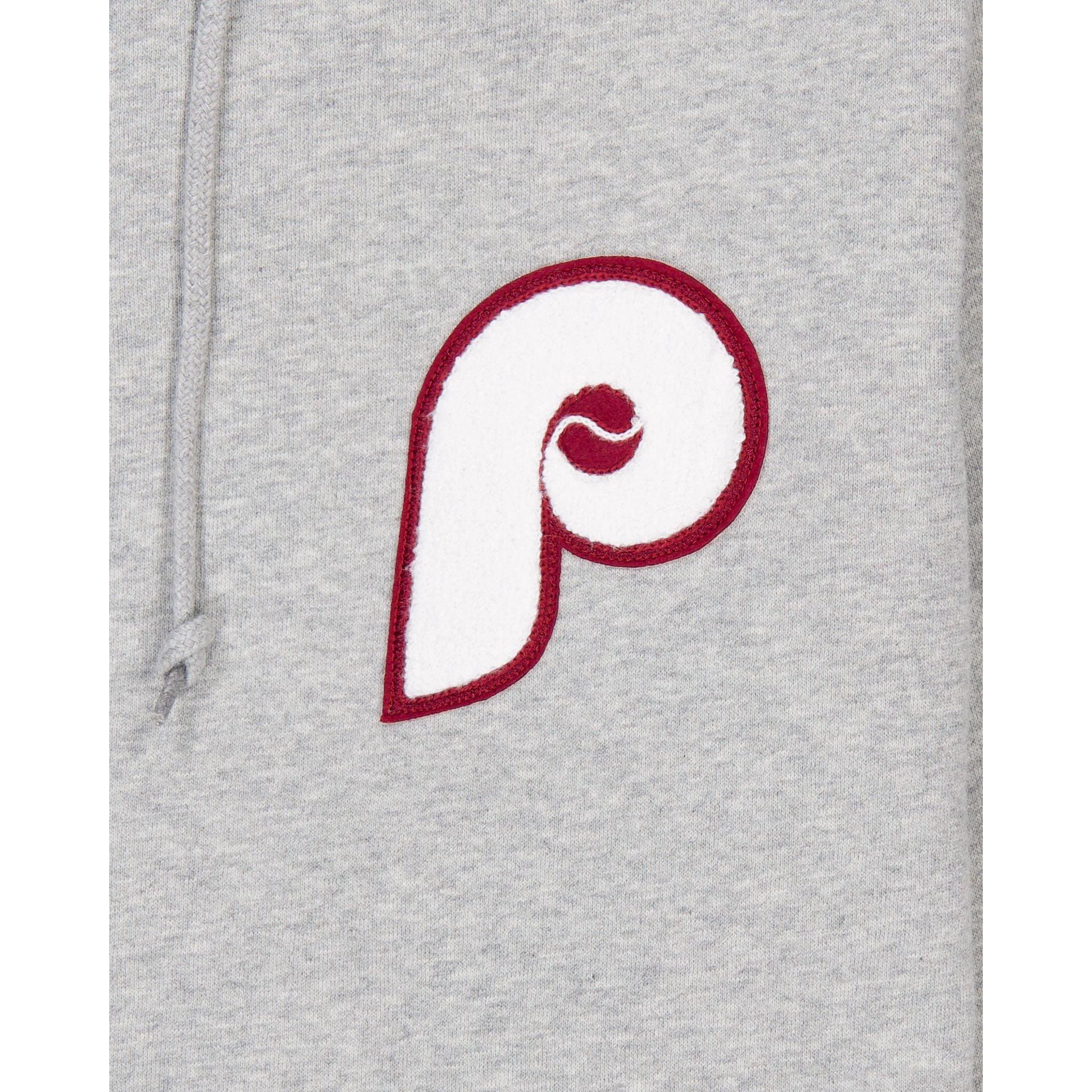 Philadelphia Phillies Gray Logo Select Full-Zip Hoodie Male Product Image