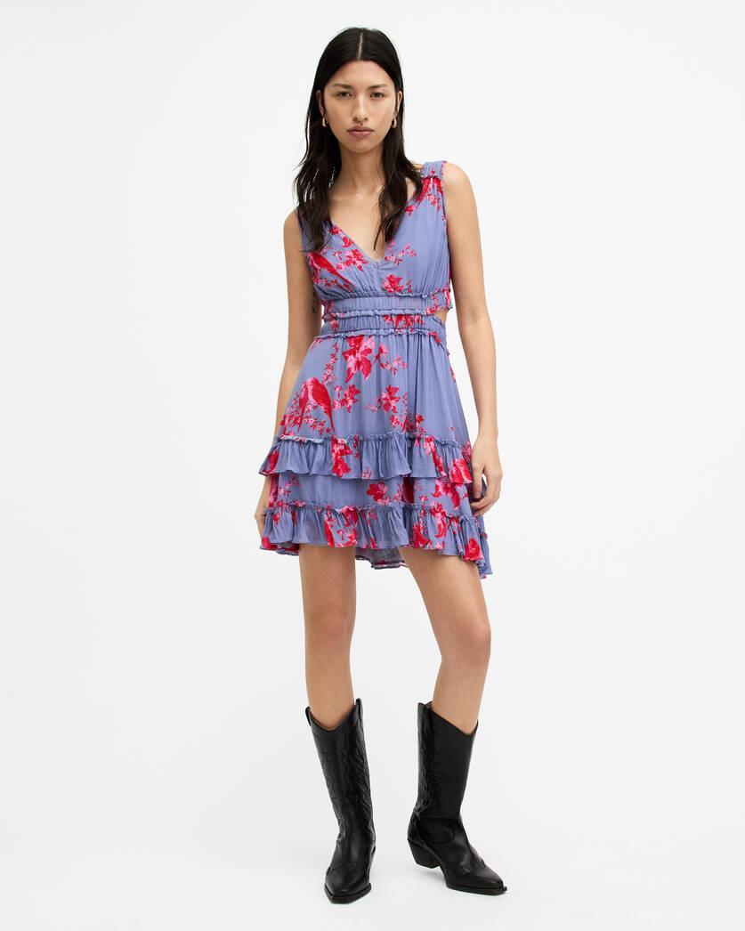 Mikayla Iona Floral Print Mini Dress Product Image