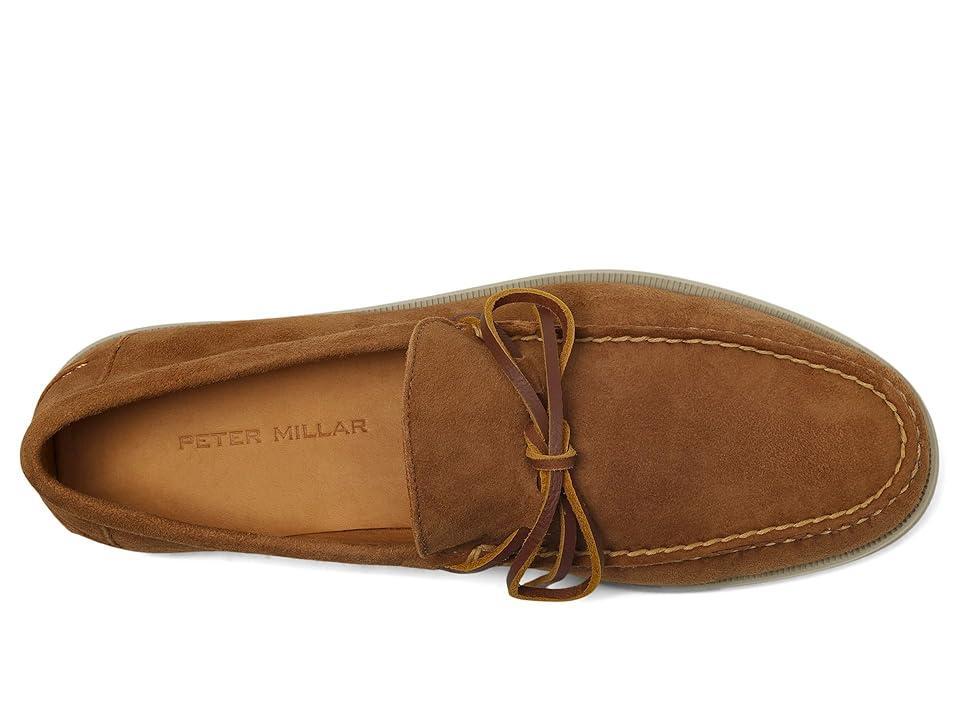 Peter Millar Excursionist Boat Shoe (Whiskey) Men's Lace-up Boots Product Image