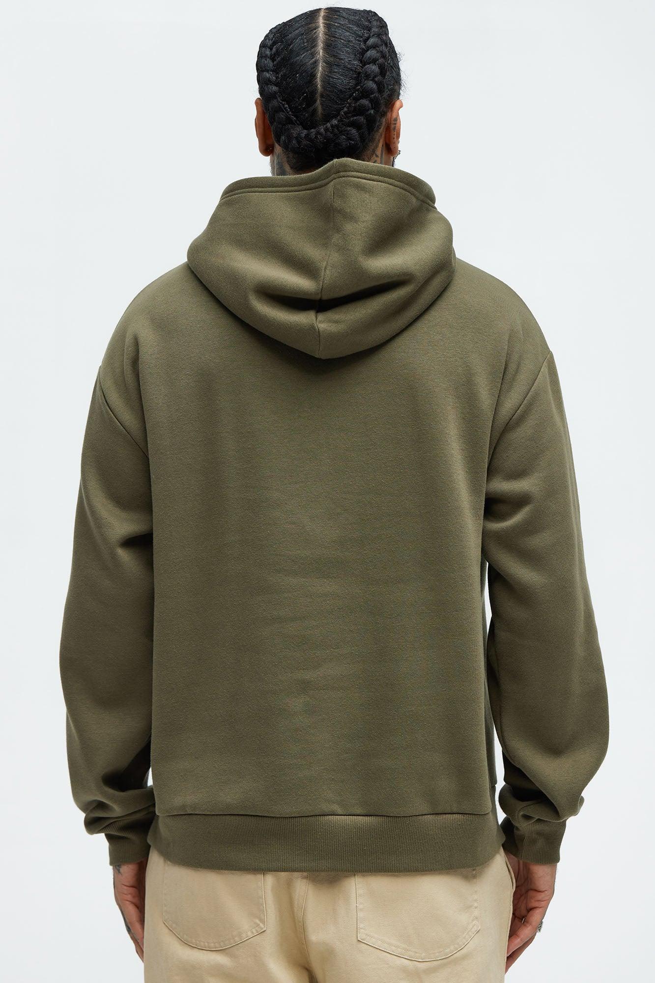 The Cross Of LA Hoodie - Olive Product Image