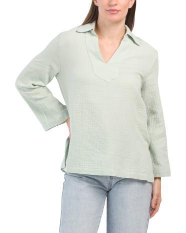 Roni Gauze Tunic for Women | Cotton Product Image