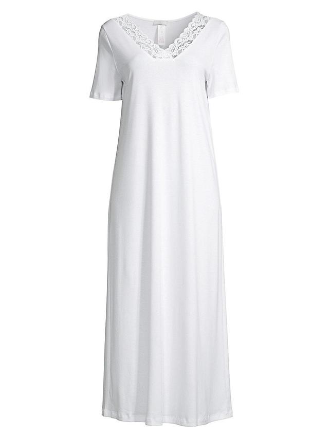 Womens Moments Short-Sleeve Long Gown Product Image