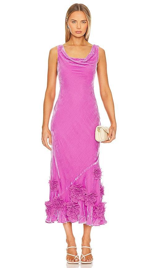 SALONI Asher Dress in Pink. Product Image