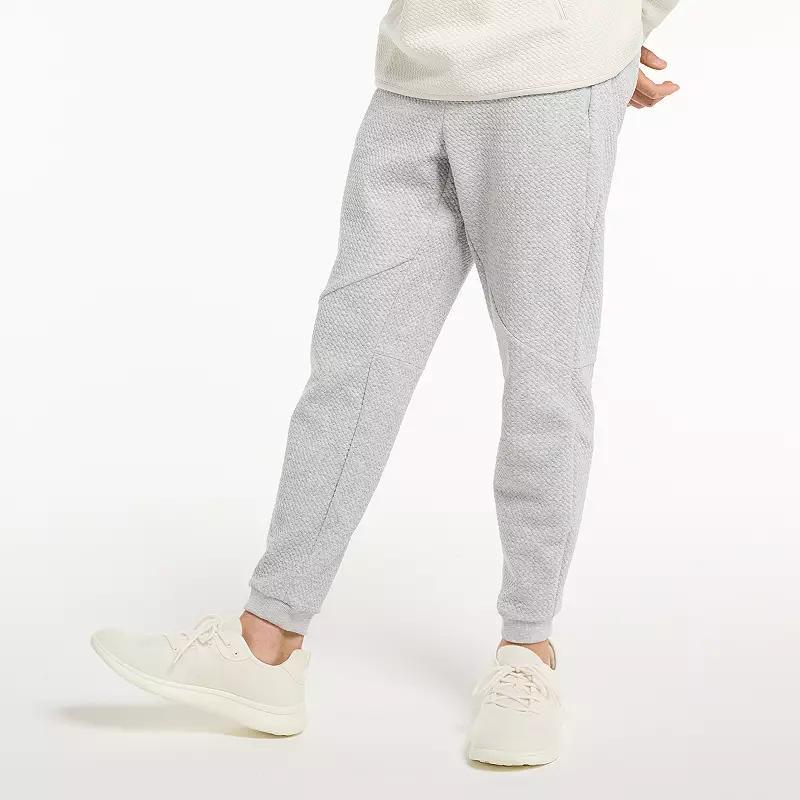 Mens FLX Textured Fleece Joggers Flint Gray Grey Product Image