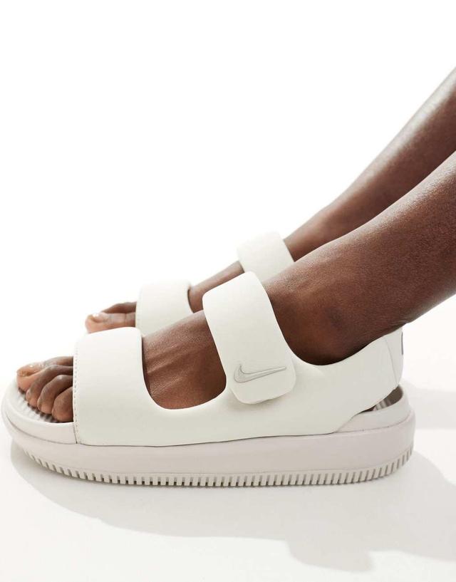 Nike Calm sandals in off white Product Image