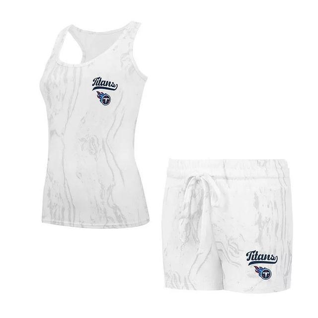 Womens Concepts Sport Tennessee Titans Quartz Hacci Knit Tank Top & Shorts Sleep Set Product Image