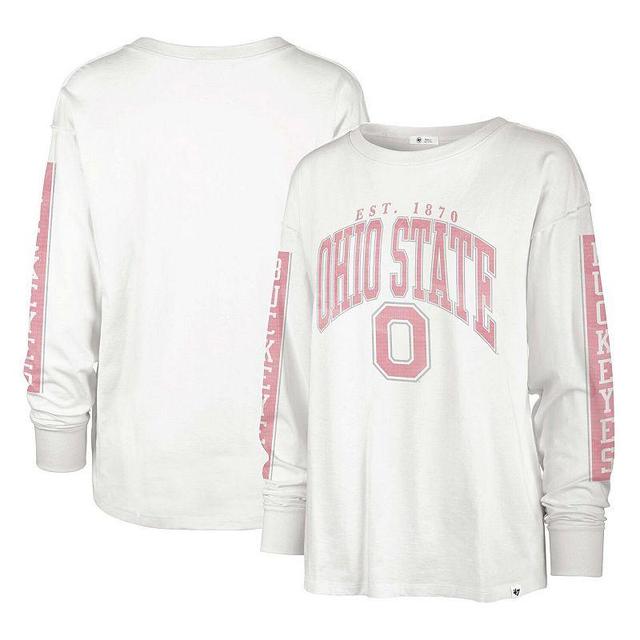 Womens 47 Ohio State Buckeyes Statement SOA 3-Hit Long Sleeve T-Shirt Product Image