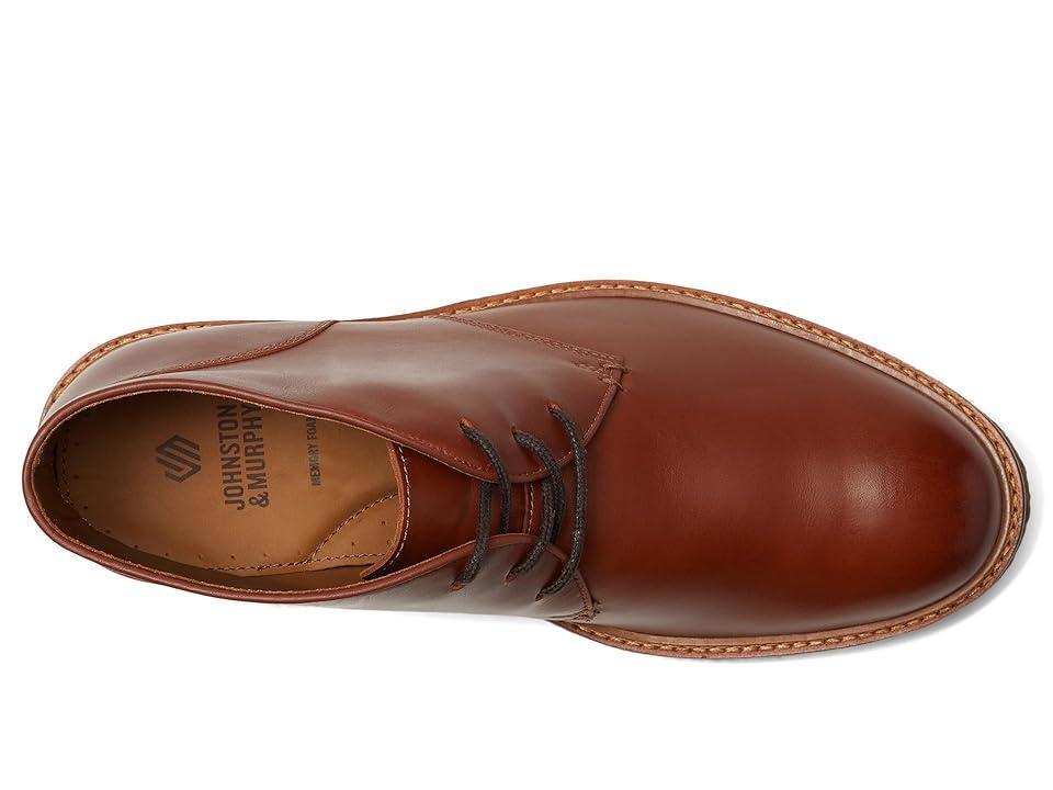 Johnston & Murphy Calder Chukka (Mahogany Full Grain) Men's Boots Product Image