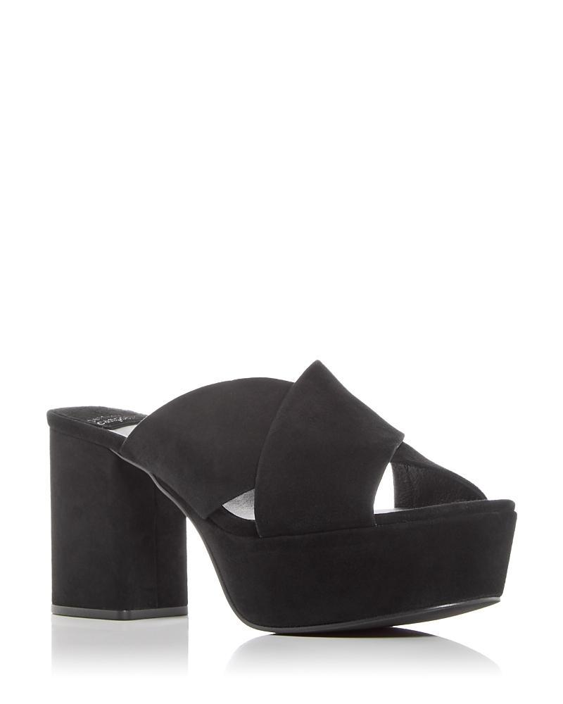 Jeffrey Campbell Womens Coerce High Block Heel Platform Slide Sandals Product Image
