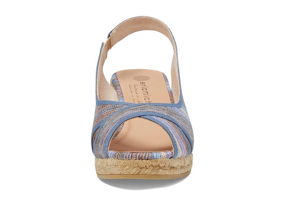 Eric Michael Fran (Blue) Women's Wedge Shoes Product Image