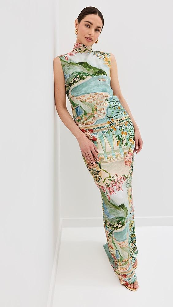 Isla & White High Neck Maxi Dress | Shopbop Product Image