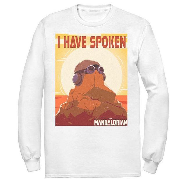 Mens Star Wars The Mandalorian I Have Spoken Poster Tee Product Image