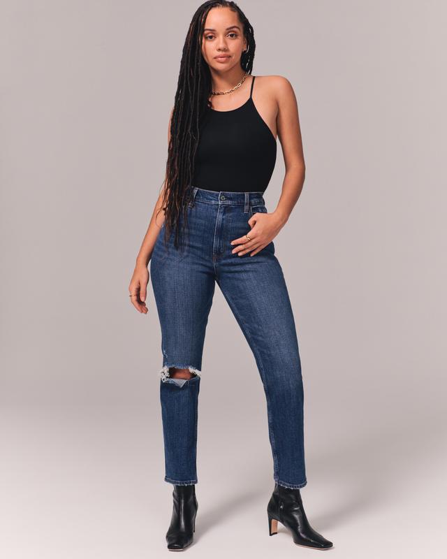 Curve Love Ultra High Rise Ankle Straight Jean Product Image