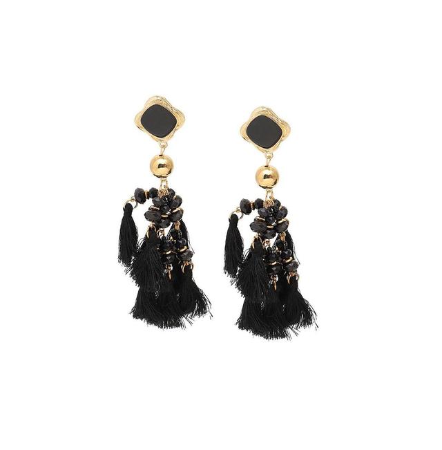 Sohi Womens Tassel Drop Earrings Product Image