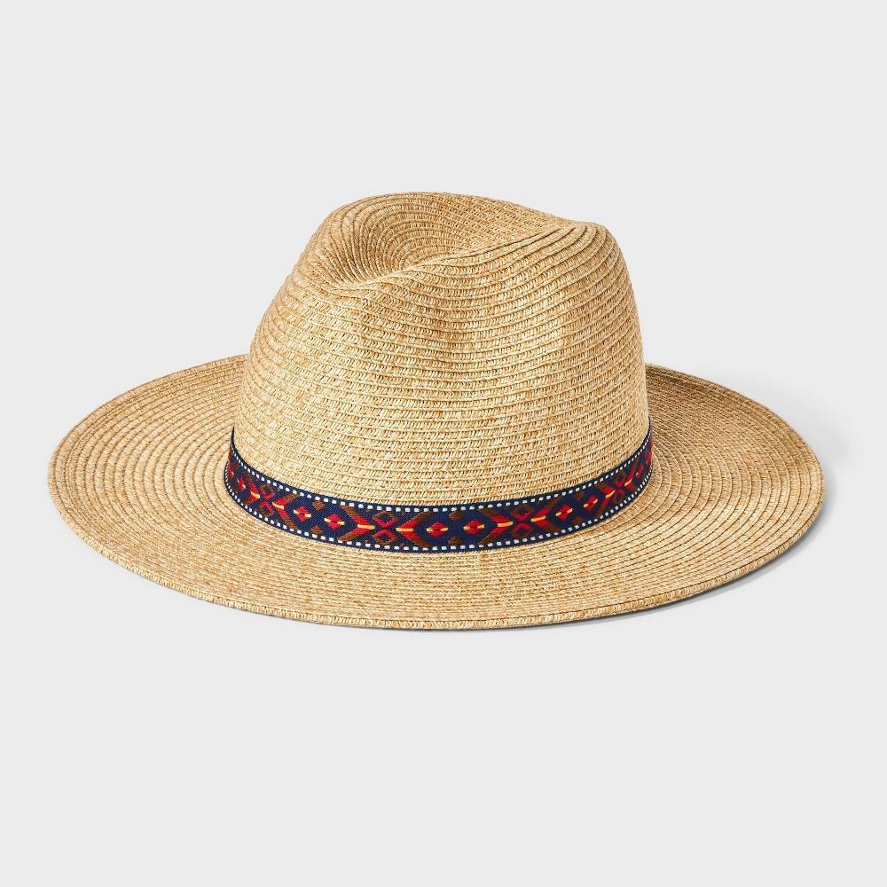 Mens Paper Flat Brim Panama Hat - Goodfellow & Co Product Image