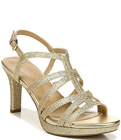 Naturalizer Baylor Glitter Strappy Platform Dress Sandals Product Image