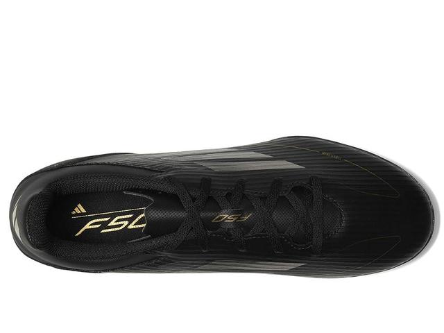 adidas F50 Club Turf Iron Metallic/Gold Metallic) Men's Soccer Shoes Product Image