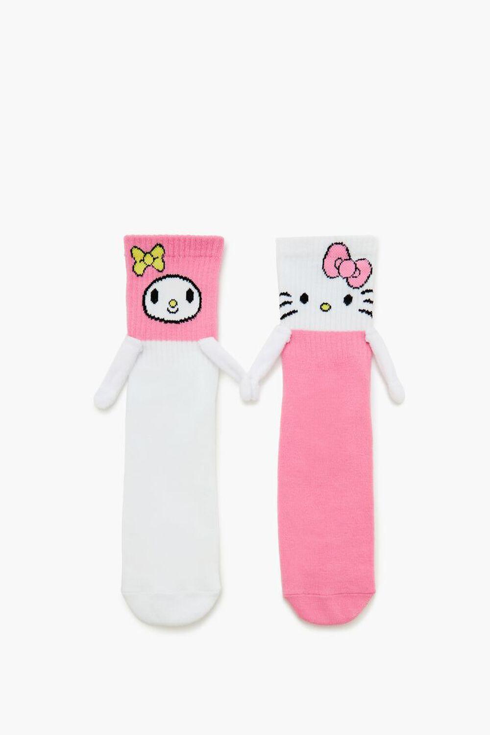 Hello Kitty & My Melody Crew Socks | Forever 21 Product Image