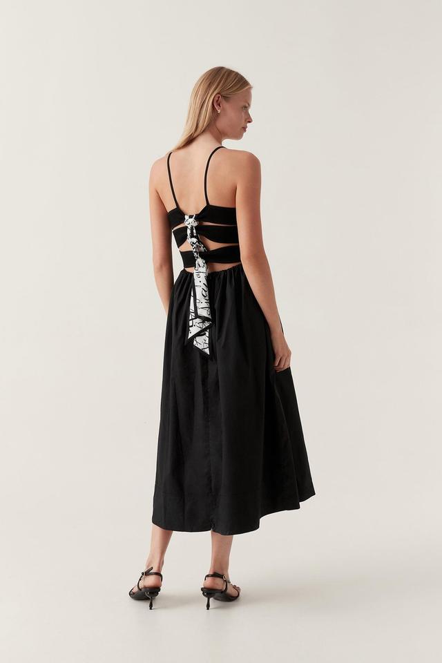 Danica Tie Back Midi Dress Product Image