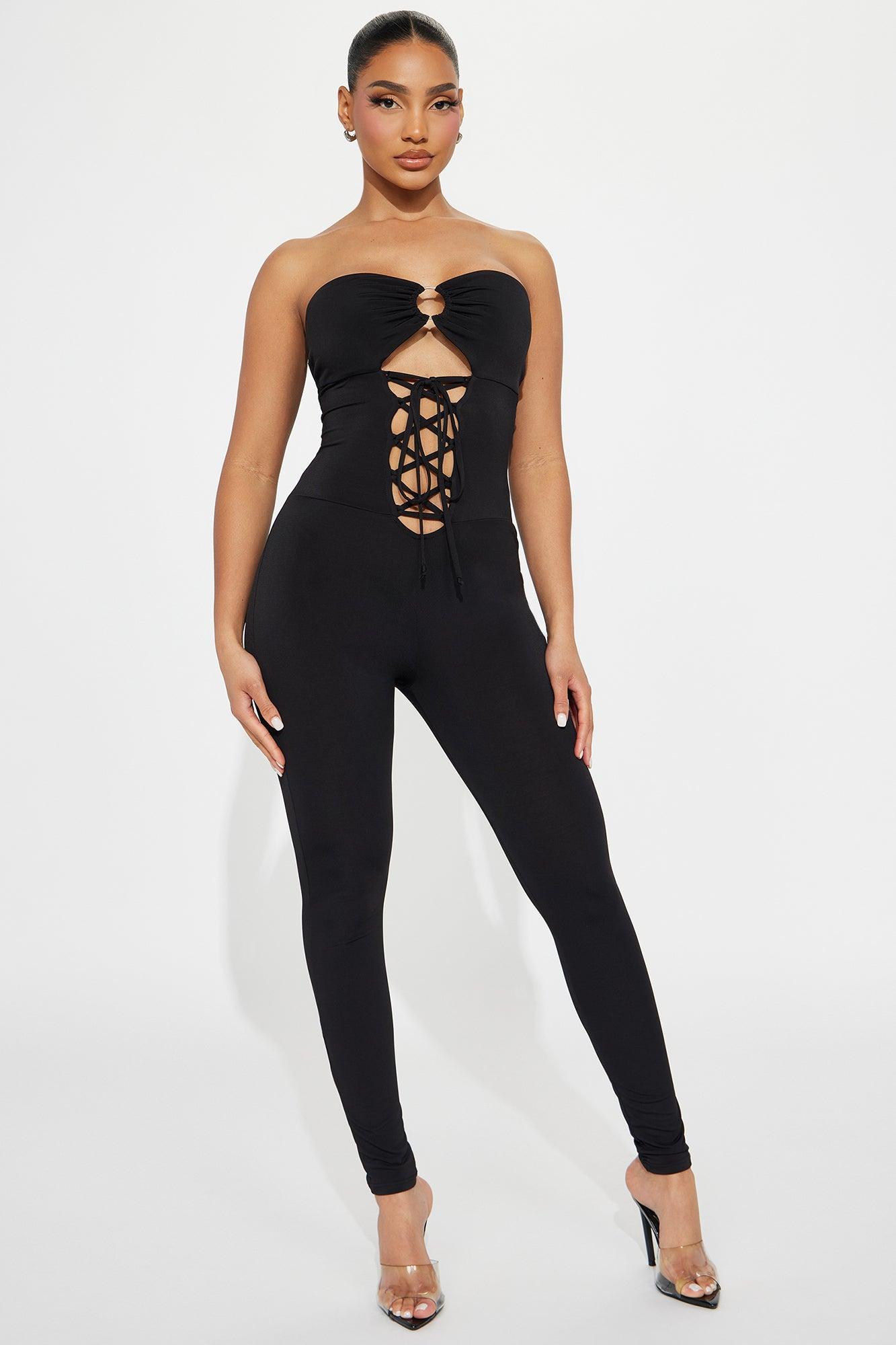 Dancing All Night Jumpsuit - Black Product Image