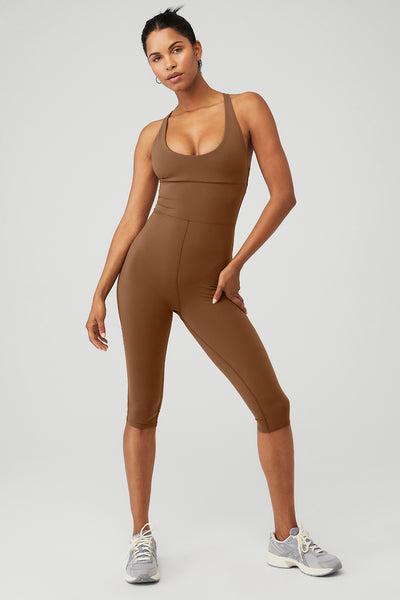 Airbrush Physique Onesie - Cinnamon Brown Product Image