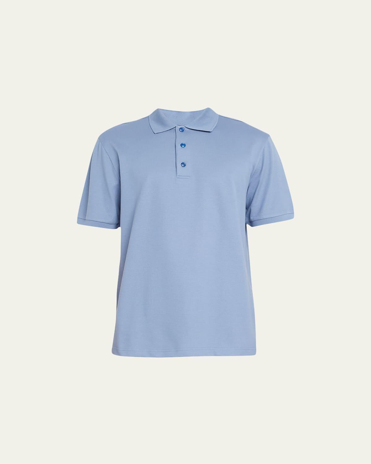 Mens Pique Polo Shirt Product Image