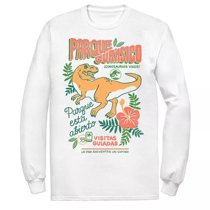 Mens Jurassic Park Spanish Opening Day Poster Tee Product Image