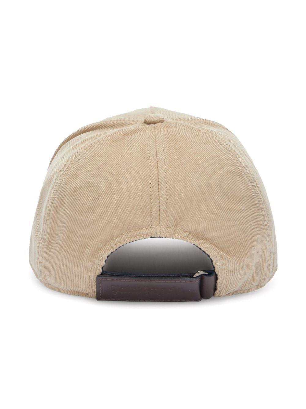 College corduroy baseball cap  Product Image