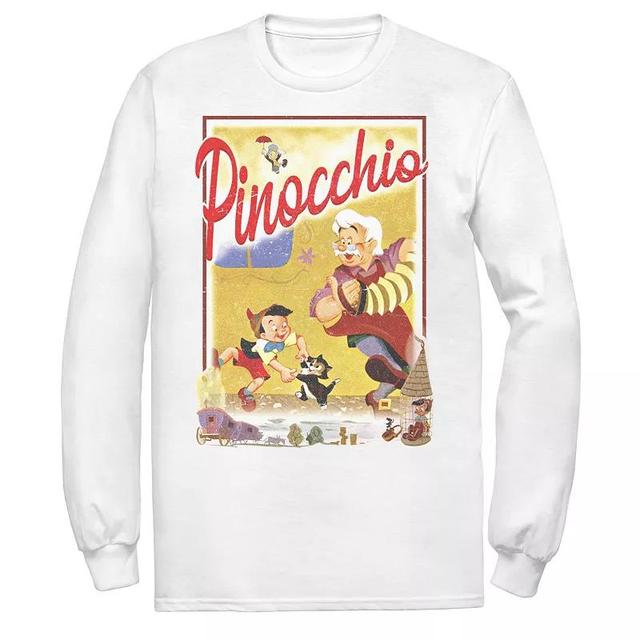 Mens Disney Pinocchio Vintage Storybook Poster Tee Product Image