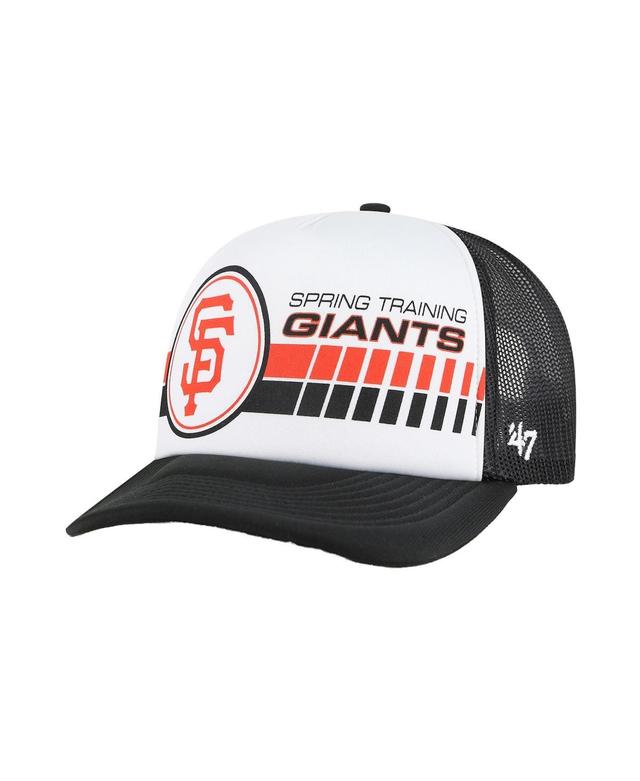 Mens 47 /Black San Francisco Giants 2024 Spring Training Foam Trucker Adjustable Hat Product Image