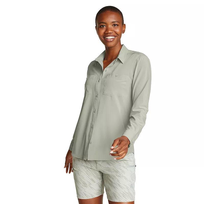 Womens Eddie Bauer Departure 3.0 Long Sleeve Shirt Product Image